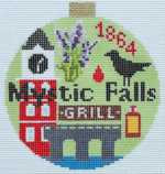 Mopsey Designs - The Book Canvas - Mystic Falls